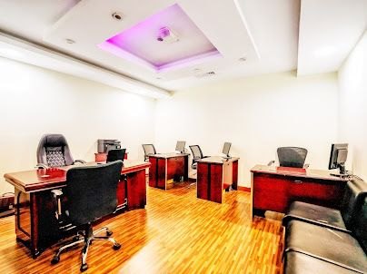 Shared workstation office space